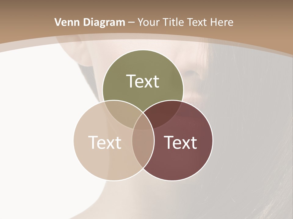 Lips Caucasian Care PowerPoint Template