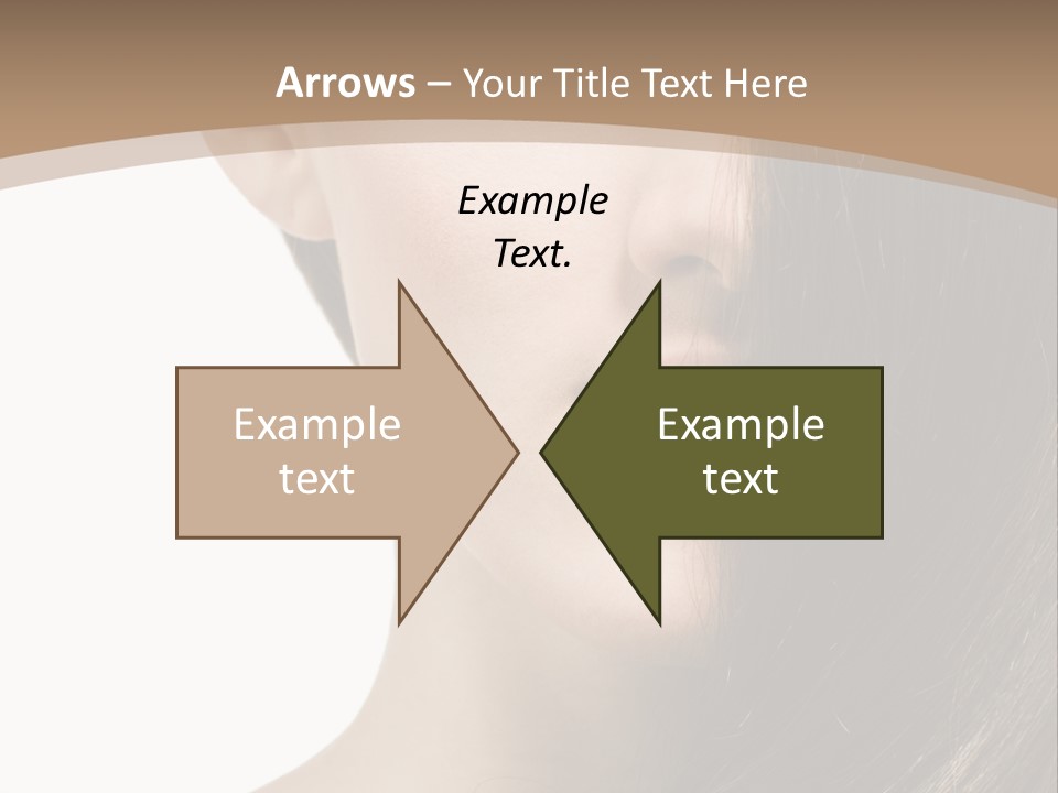 Lips Caucasian Care PowerPoint Template