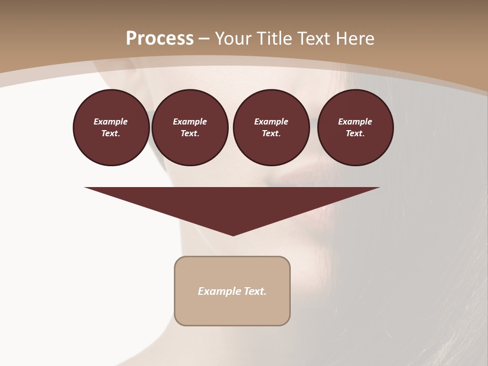 Lips Caucasian Care PowerPoint Template