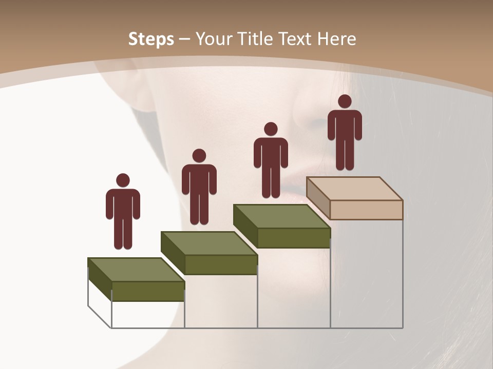 Lips Caucasian Care PowerPoint Template