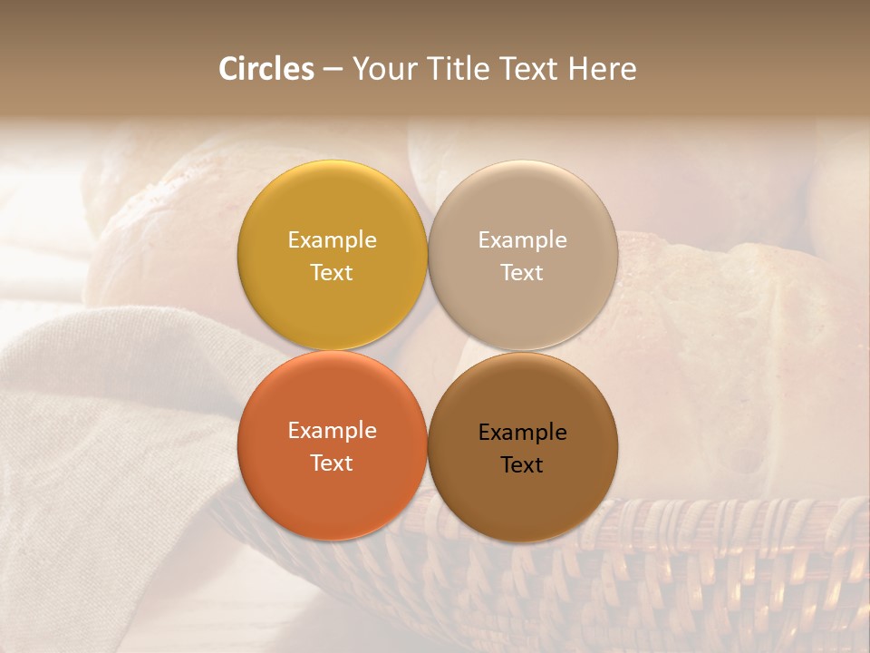 A Basket Full Of Bread Powerpoint Template PowerPoint Template