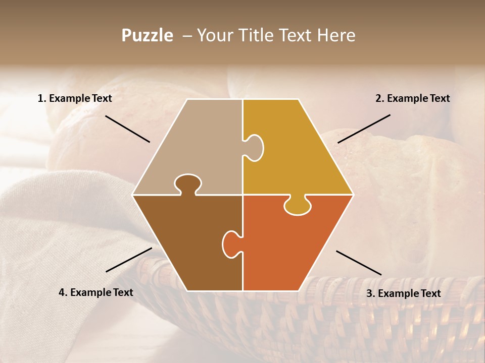 A Basket Full Of Bread Powerpoint Template PowerPoint Template