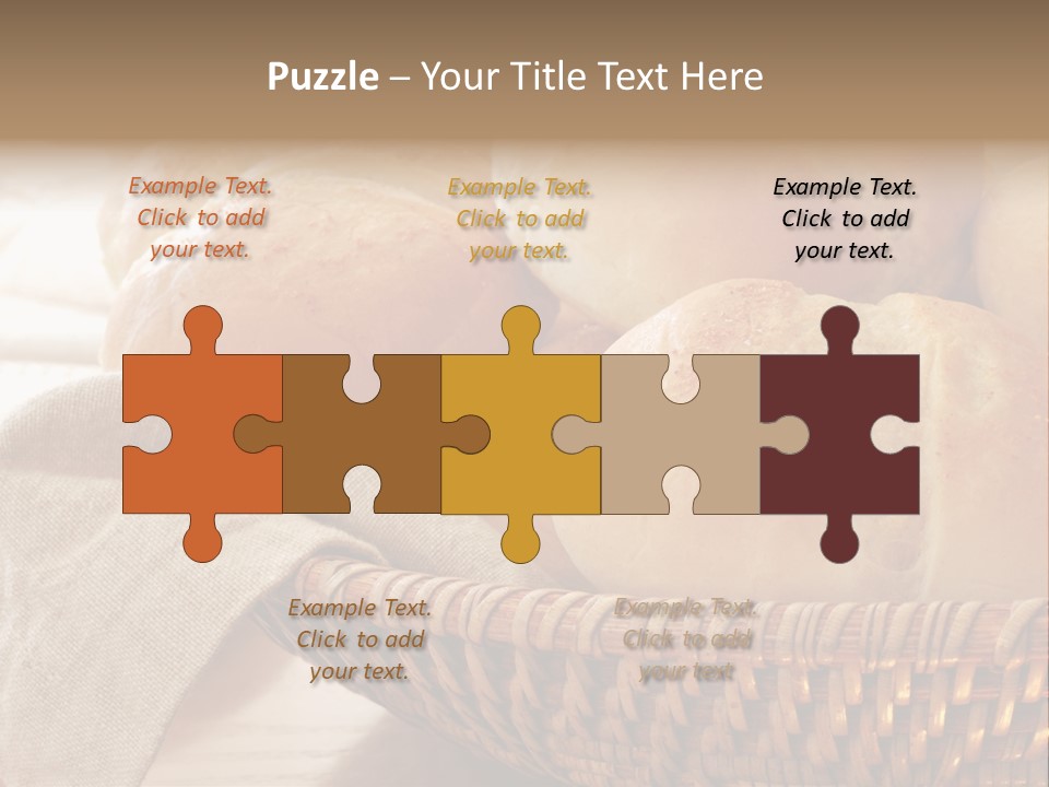 A Basket Full Of Bread Powerpoint Template PowerPoint Template