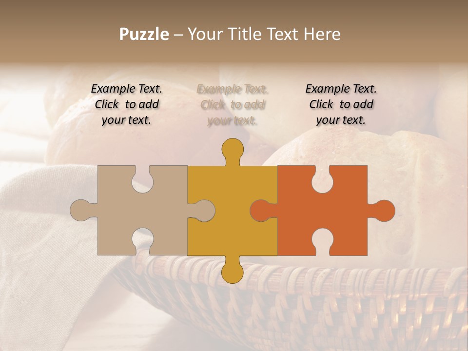 A Basket Full Of Bread Powerpoint Template PowerPoint Template