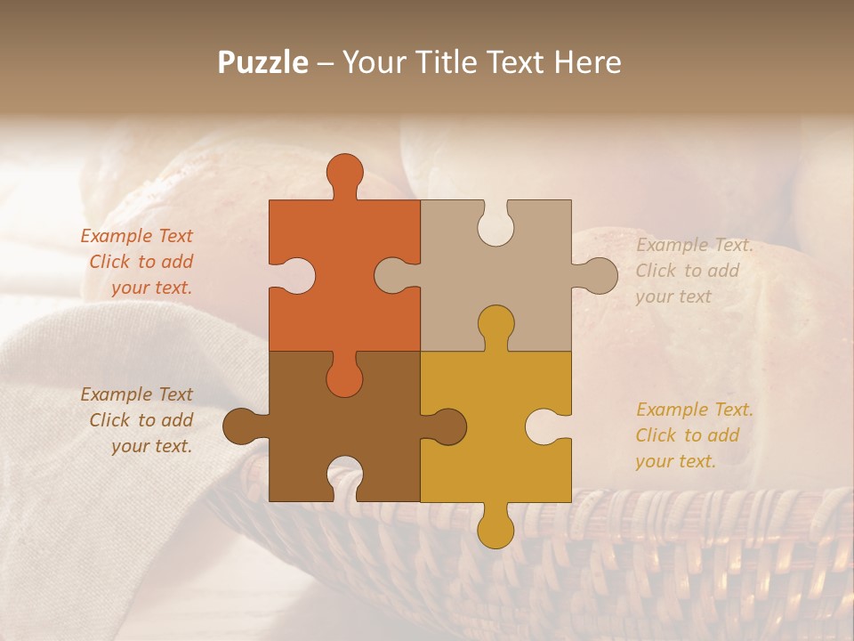 A Basket Full Of Bread Powerpoint Template PowerPoint Template