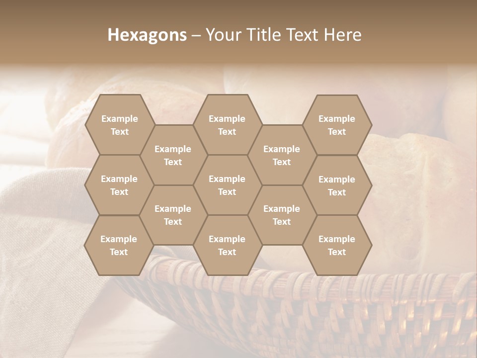 A Basket Full Of Bread Powerpoint Template PowerPoint Template