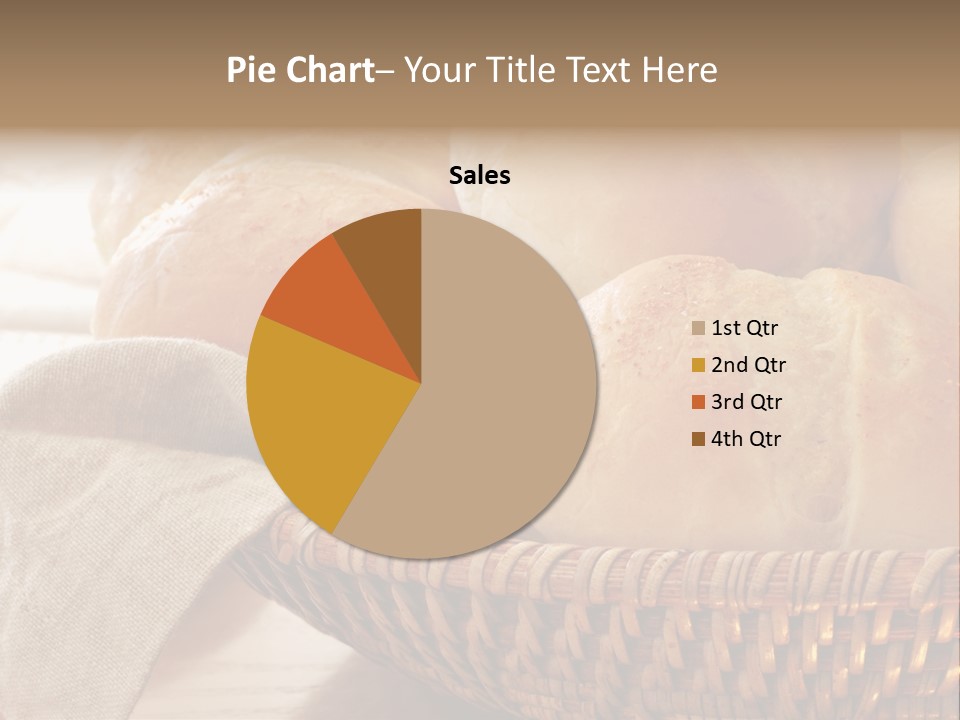 A Basket Full Of Bread Powerpoint Template PowerPoint Template