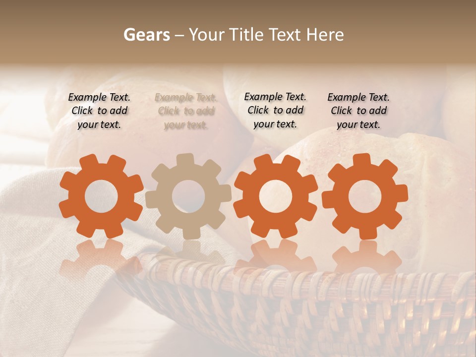 A Basket Full Of Bread Powerpoint Template PowerPoint Template