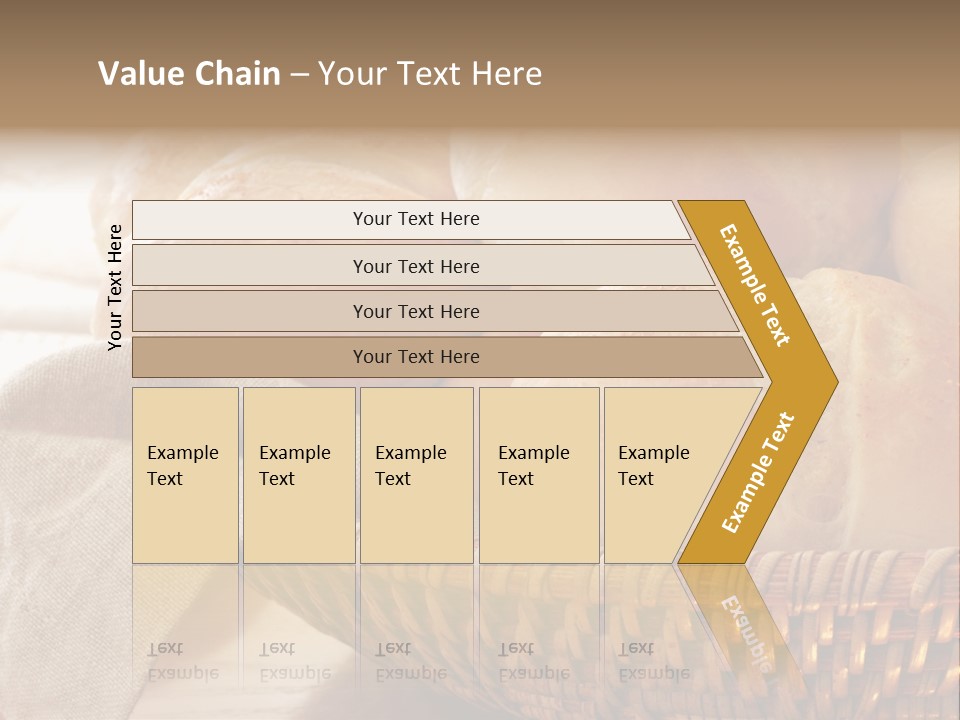 A Basket Full Of Bread Powerpoint Template PowerPoint Template
