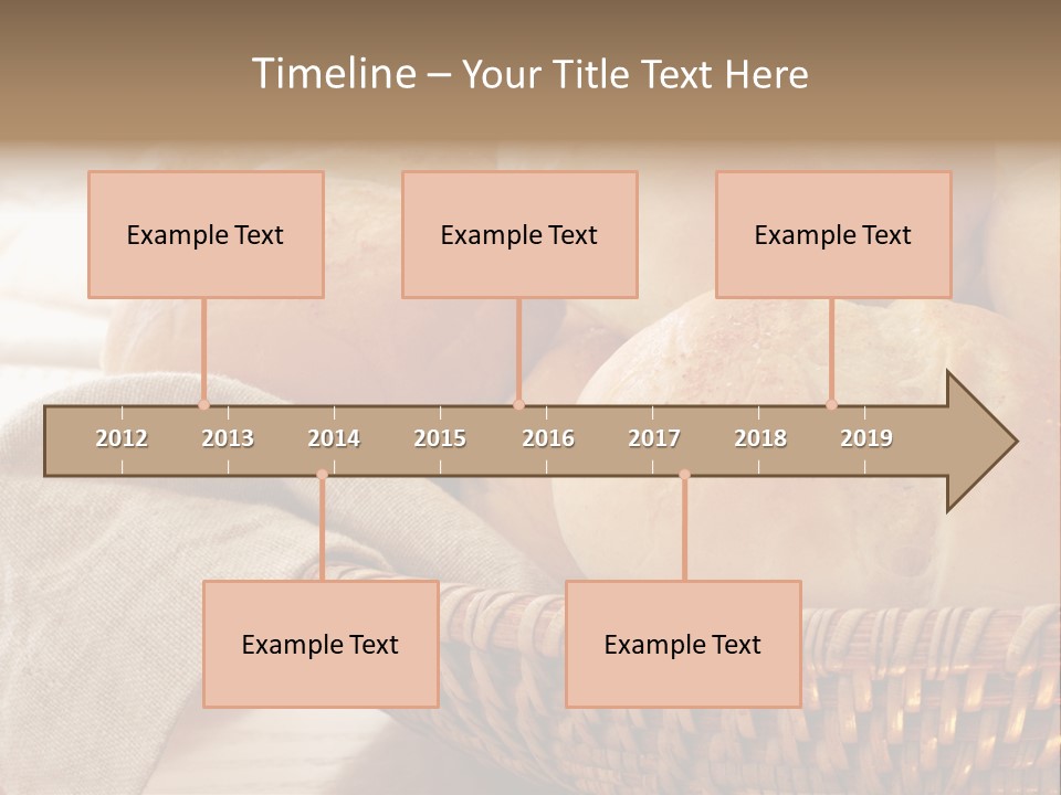 A Basket Full Of Bread Powerpoint Template PowerPoint Template
