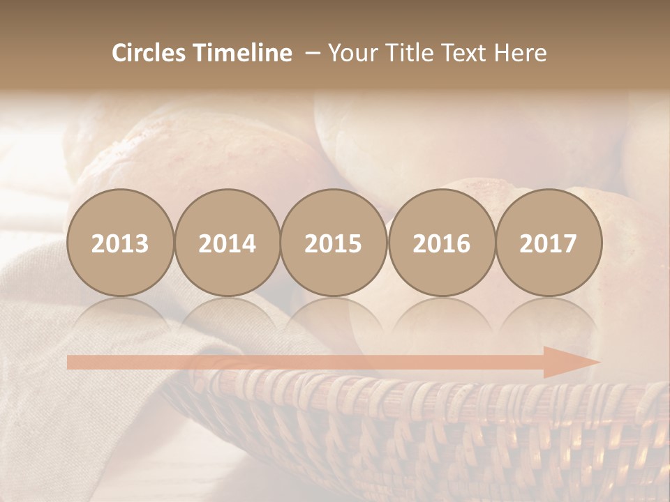 A Basket Full Of Bread Powerpoint Template PowerPoint Template