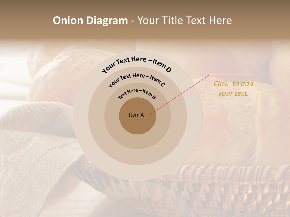 A Basket Full Of Bread Powerpoint Template PowerPoint Template