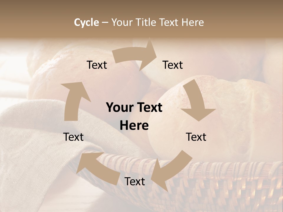 A Basket Full Of Bread Powerpoint Template PowerPoint Template