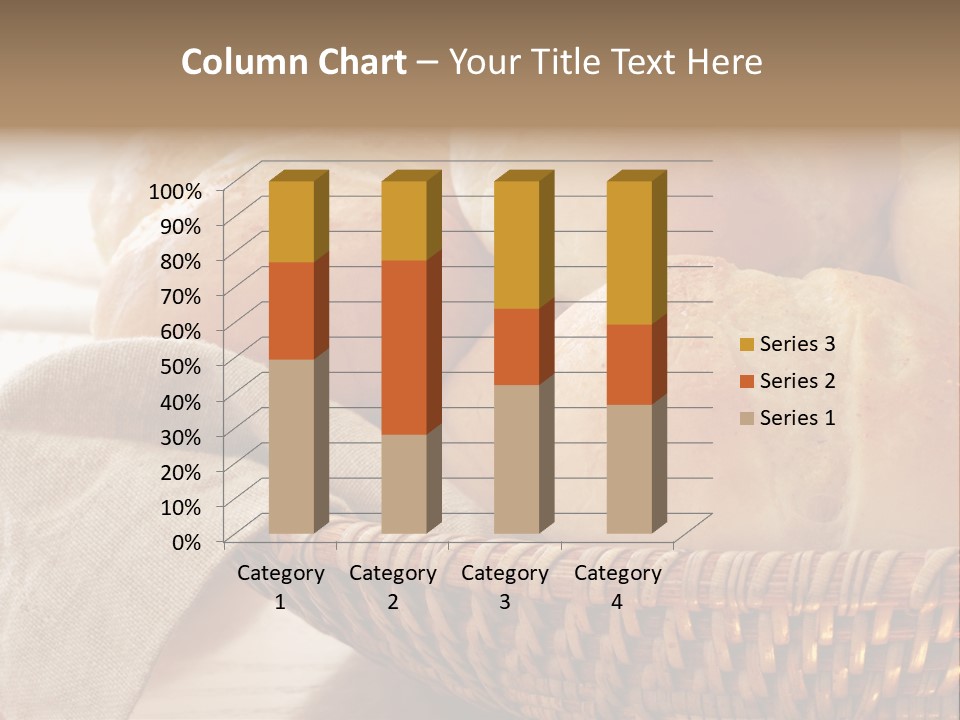 A Basket Full Of Bread Powerpoint Template PowerPoint Template