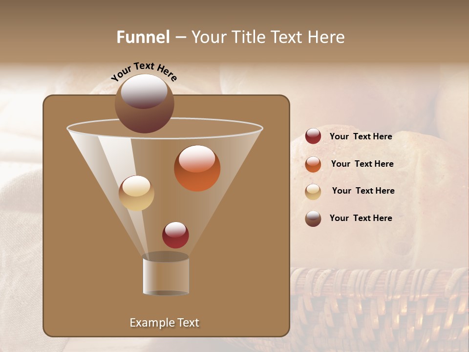 A Basket Full Of Bread Powerpoint Template PowerPoint Template