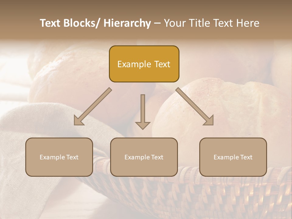 A Basket Full Of Bread Powerpoint Template PowerPoint Template