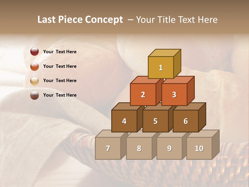 A Basket Full Of Bread Powerpoint Template PowerPoint Template