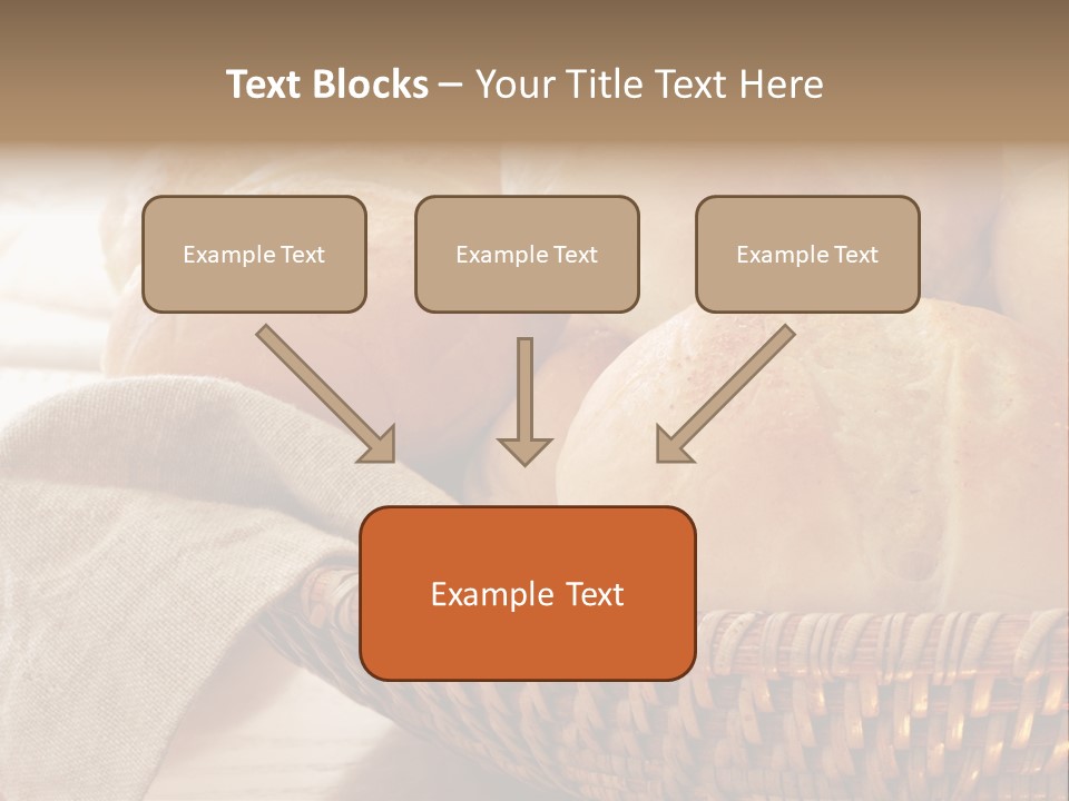 A Basket Full Of Bread Powerpoint Template PowerPoint Template
