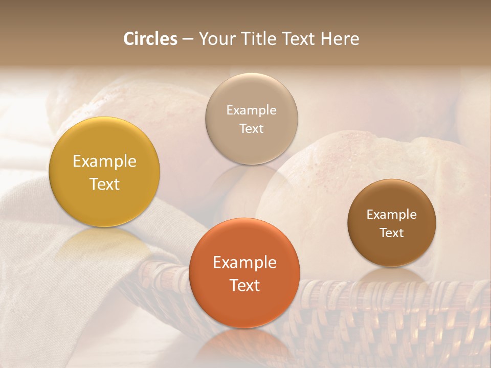 A Basket Full Of Bread Powerpoint Template PowerPoint Template