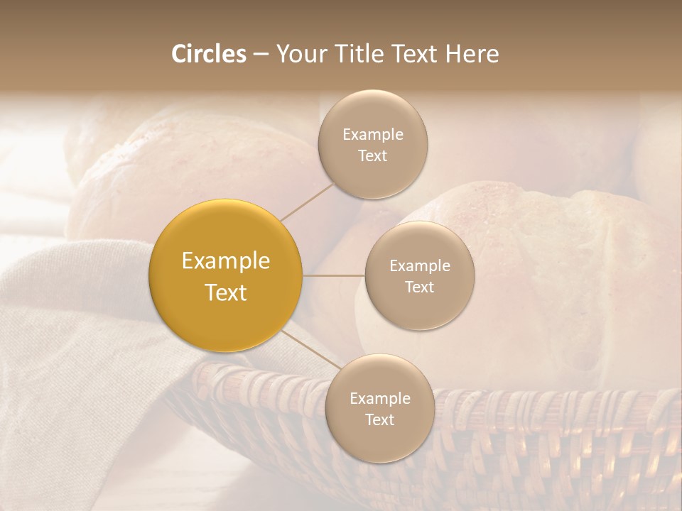 A Basket Full Of Bread Powerpoint Template PowerPoint Template