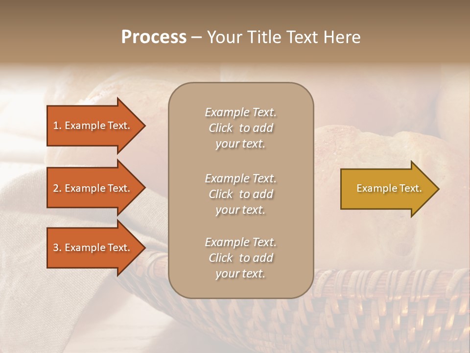 A Basket Full Of Bread Powerpoint Template PowerPoint Template