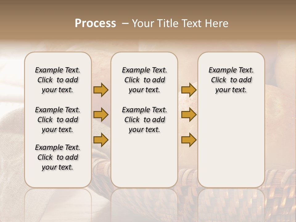 A Basket Full Of Bread Powerpoint Template PowerPoint Template