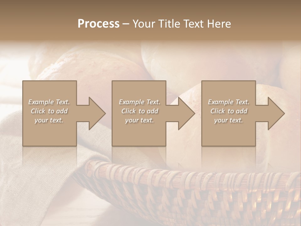 A Basket Full Of Bread Powerpoint Template PowerPoint Template
