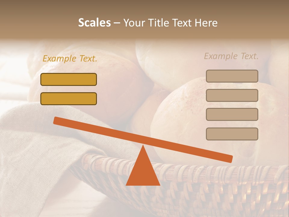 A Basket Full Of Bread Powerpoint Template PowerPoint Template