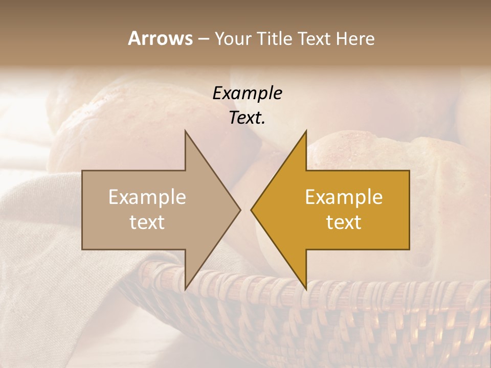 A Basket Full Of Bread Powerpoint Template PowerPoint Template