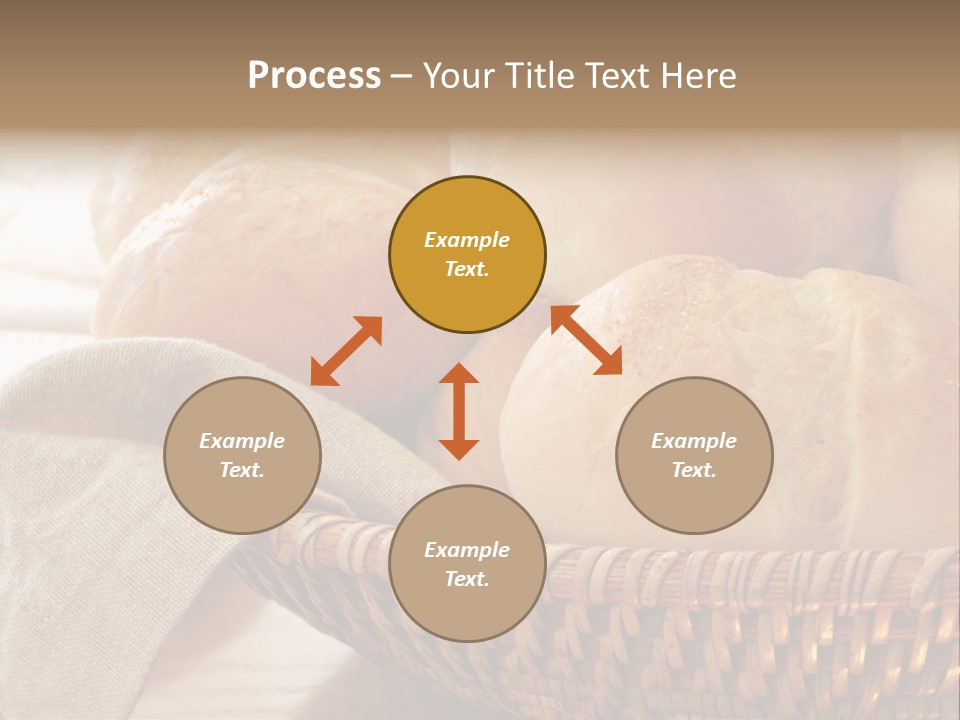 A Basket Full Of Bread Powerpoint Template PowerPoint Template