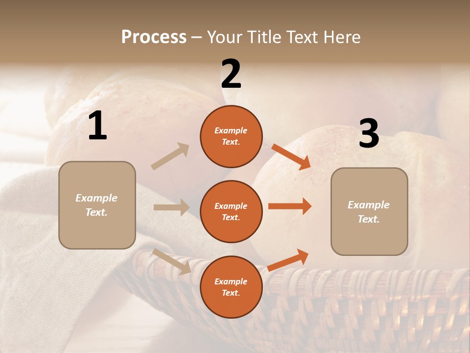 A Basket Full Of Bread Powerpoint Template PowerPoint Template