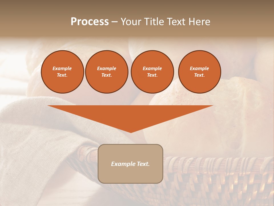 A Basket Full Of Bread Powerpoint Template PowerPoint Template