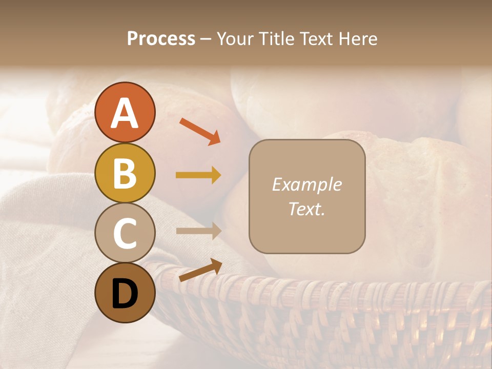 A Basket Full Of Bread Powerpoint Template PowerPoint Template