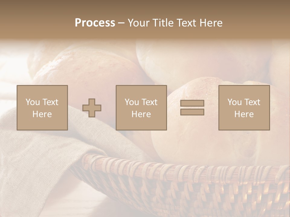 A Basket Full Of Bread Powerpoint Template PowerPoint Template