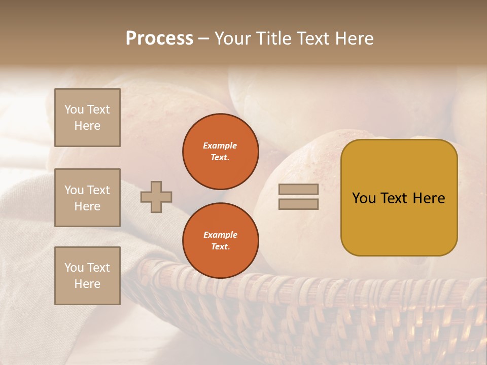 A Basket Full Of Bread Powerpoint Template PowerPoint Template