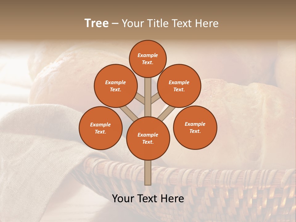 A Basket Full Of Bread Powerpoint Template PowerPoint Template