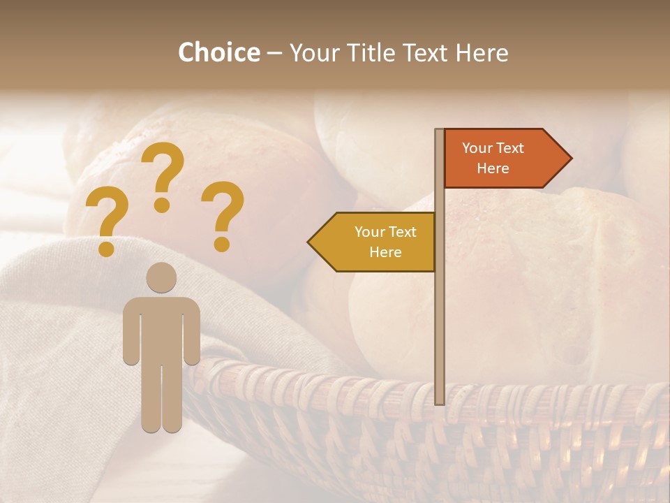 A Basket Full Of Bread Powerpoint Template PowerPoint Template