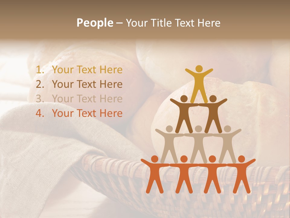 A Basket Full Of Bread Powerpoint Template PowerPoint Template
