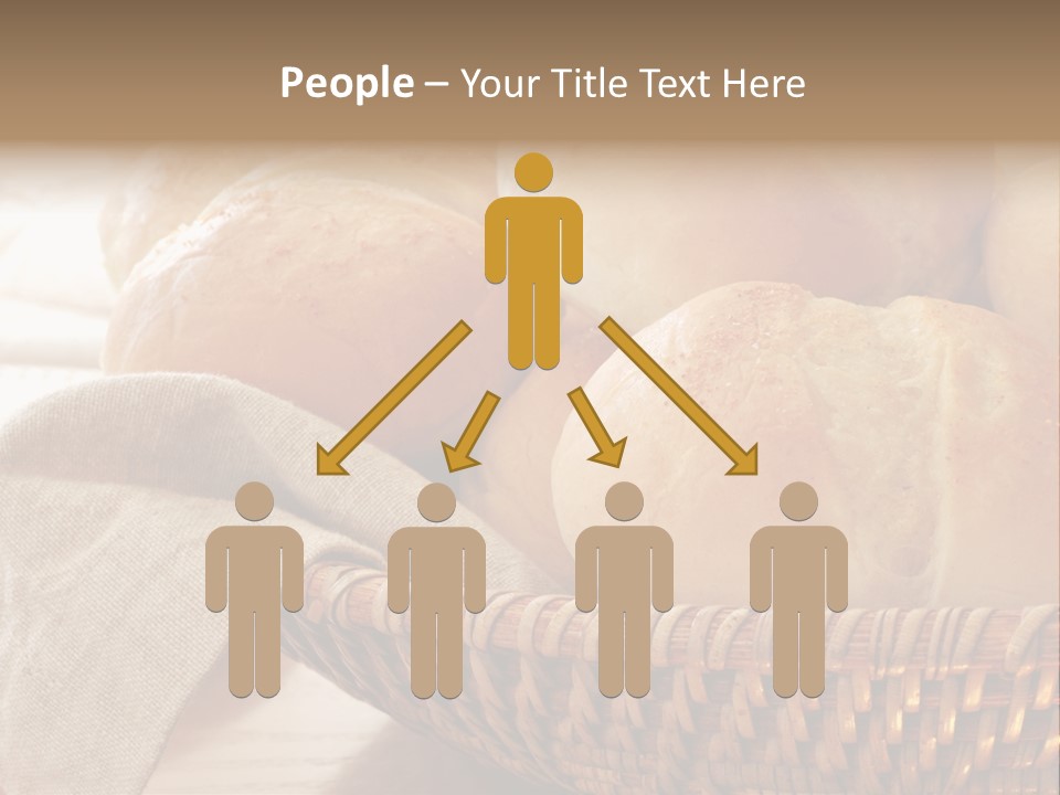 A Basket Full Of Bread Powerpoint Template PowerPoint Template