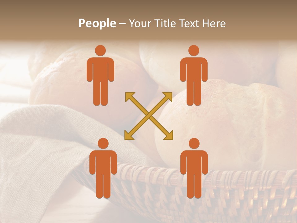 A Basket Full Of Bread Powerpoint Template PowerPoint Template
