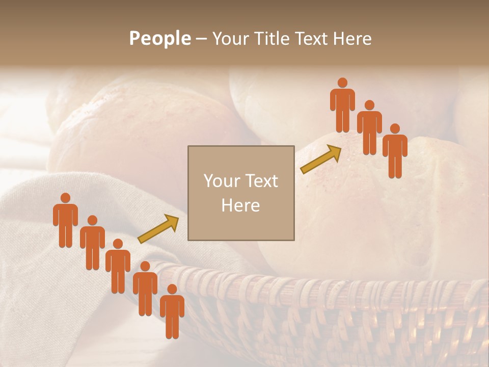 A Basket Full Of Bread Powerpoint Template PowerPoint Template