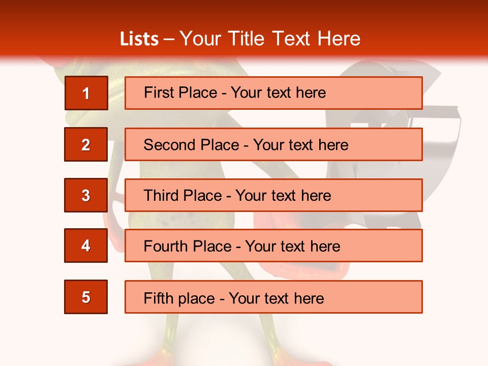 A Frog Holding A Wrench And A Wrench In His Hand PowerPoint Template