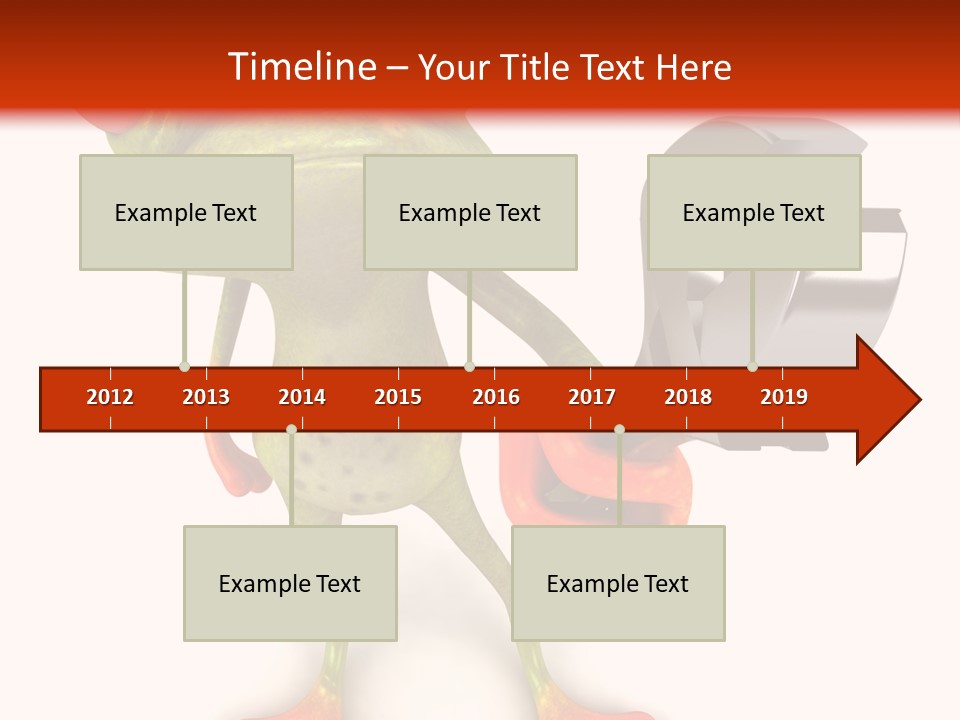 A Frog Holding A Wrench And A Wrench In His Hand PowerPoint Template