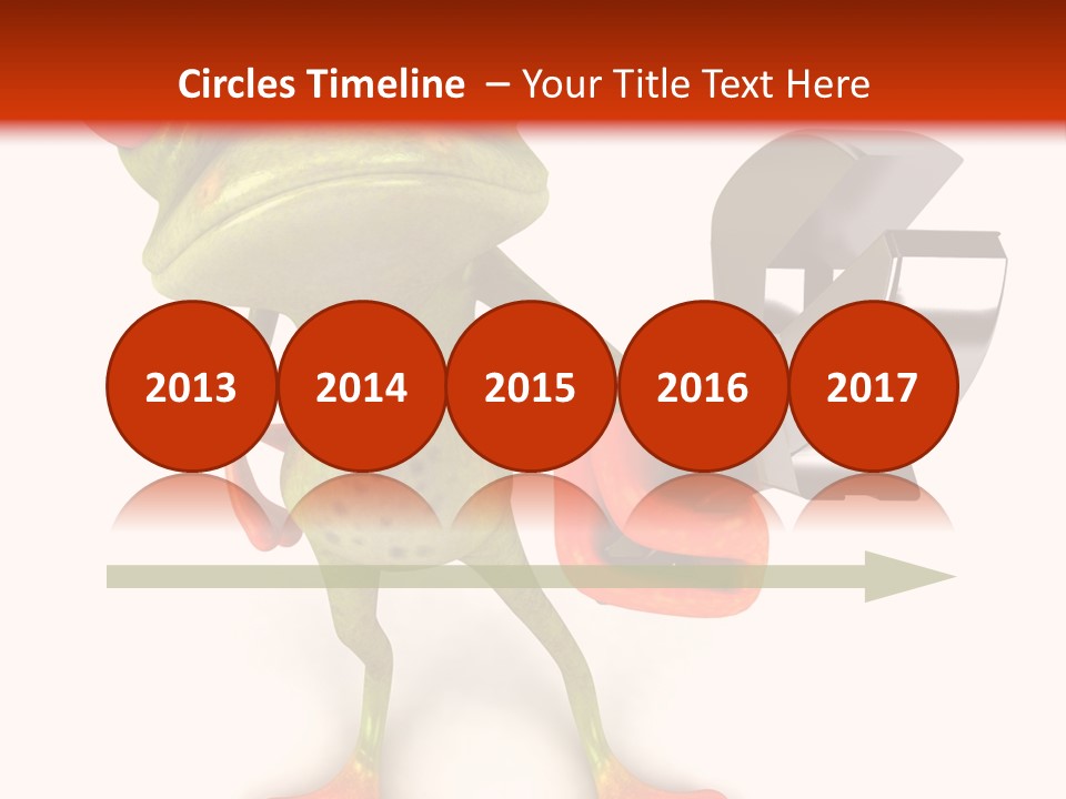 A Frog Holding A Wrench And A Wrench In His Hand PowerPoint Template