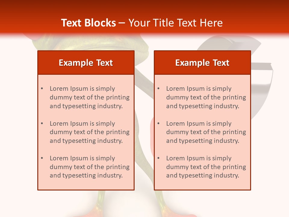 A Frog Holding A Wrench And A Wrench In His Hand PowerPoint Template
