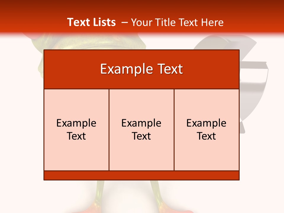 A Frog Holding A Wrench And A Wrench In His Hand PowerPoint Template