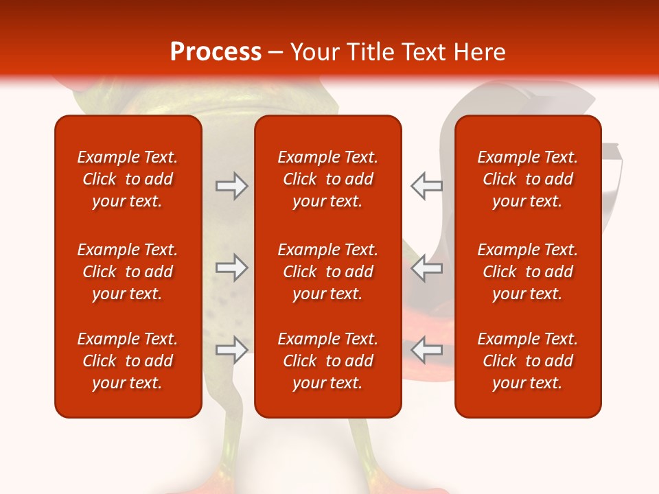 A Frog Holding A Wrench And A Wrench In His Hand PowerPoint Template
