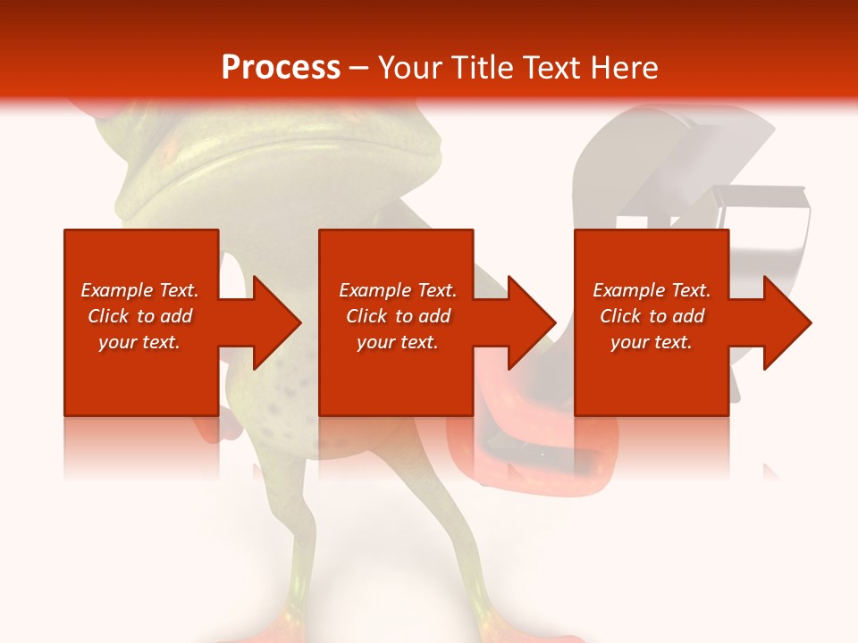 A Frog Holding A Wrench And A Wrench In His Hand PowerPoint Template