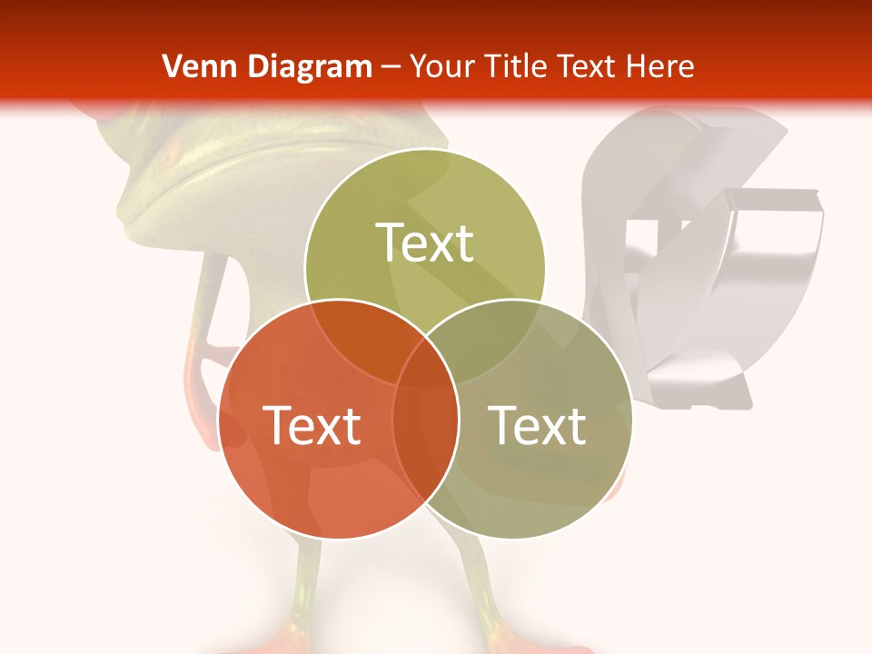 A Frog Holding A Wrench And A Wrench In His Hand PowerPoint Template