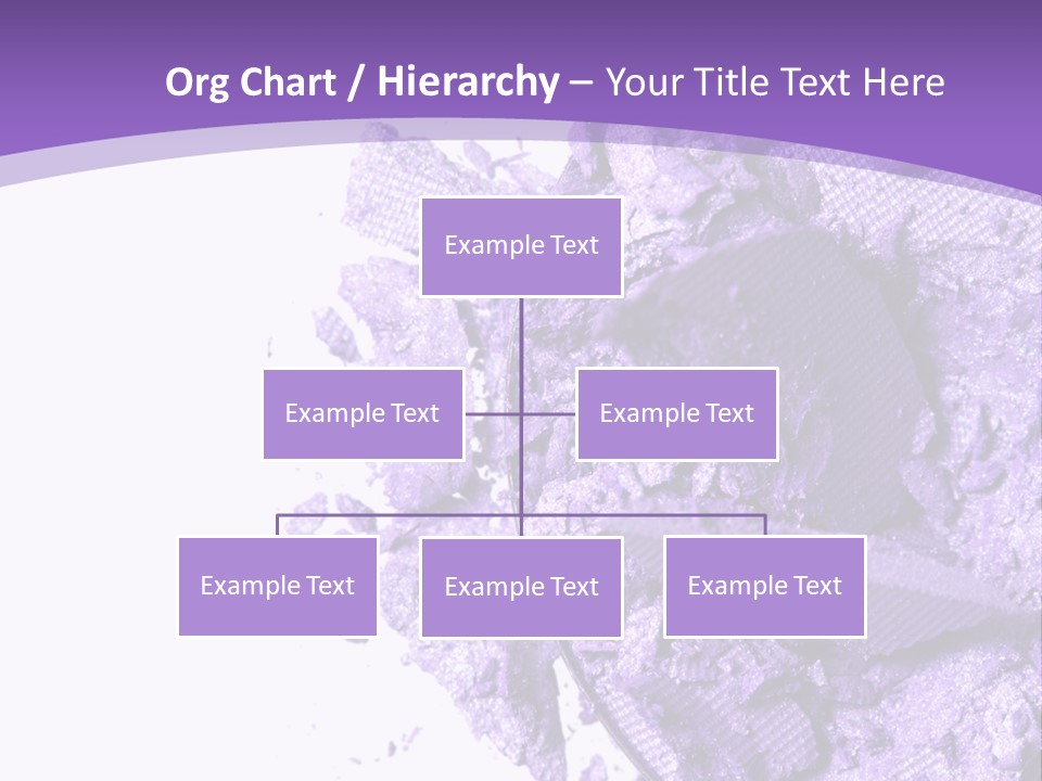 A Purple Powder On A White Plate With A Purple Background PowerPoint Template
